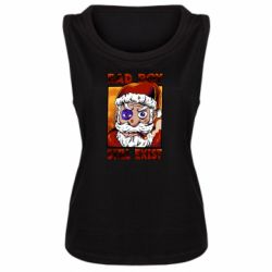 Женская майка Bad Santa - PrintSalon
