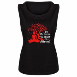 Женская майка Be Energy - To Attrack - PrintSalon