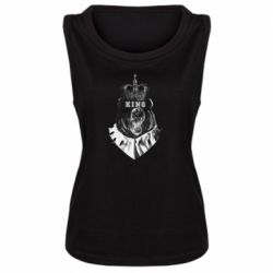 Женская майка Bear King - PrintSalon