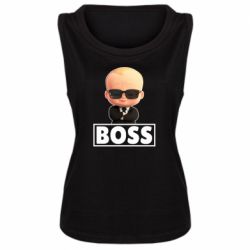 Женская майка Boss Baby - PrintSalon