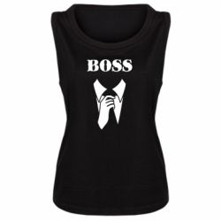 Женская майка Boss Costume - PrintSalon