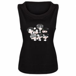 Майка жіноча BTS Cute Art - PrintSalon