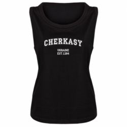 Женская майка Cherkasy - PrintSalon