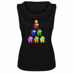 Женская майка Christmas Tree Among Us