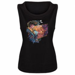 Женская майка Cowboy Bebop abstraction - PrintSalon