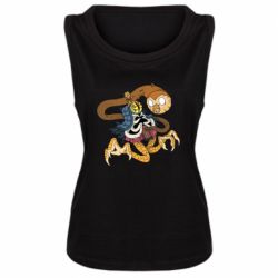 Женская майка Creepy Hooty - PrintSalon