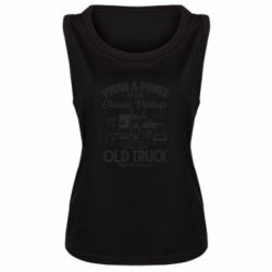 Женская майка Custom old truck - PrintSalon