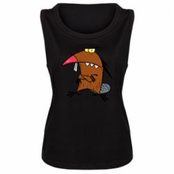 Женская майка Daggett Beaver - PrintSalon