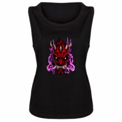 Женская майка Darth Maul Japanese mask - PrintSalon