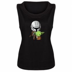 Женская майка Din Djarin And The Child - PrintSalon