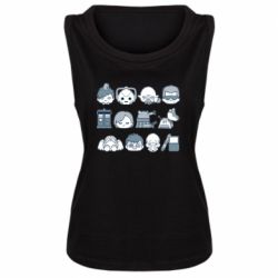 Женская майка Doctor who icons - PrintSalon