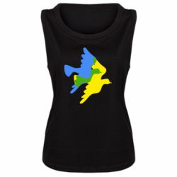 Женская майка Dove flag of Ukraine - PrintSalon