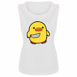 Майка жіноча Duckling With A Knife - PrintSalon