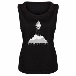Женская майка Ethereum Rises - PrintSalon