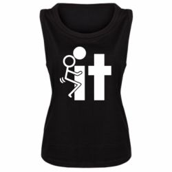 Женская майка F*ck with IT - PrintSalon