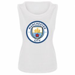 Женская майка FC Manchester City Logo - PrintSalon