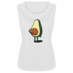 Женская майка Funny avocado - PrintSalon