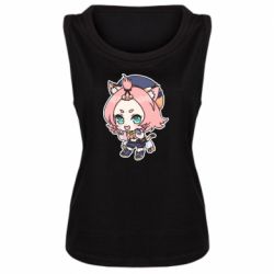 Женская майка Genshin Impact chibi Diona - PrintSalon