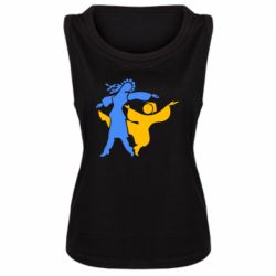 Женская майка Гопак. Девушка и парень - PrintSalon