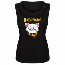 Женская майка Harry Potter cat - PrintSalon