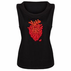 Женская майка Heart of many cats - PrintSalon