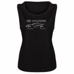 Женская майка Хендай - PrintSalon