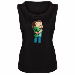 Майка жіноча Heroes from Minecraft - PrintSalon