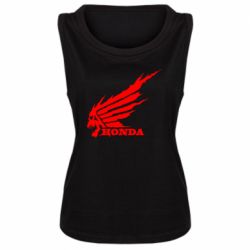 Женская майка Honda skull - PrintSalon