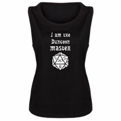 Женская майка I am the dungeon master - PrintSalon