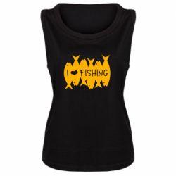 Майка жіноча I Love Fishing - PrintSalon