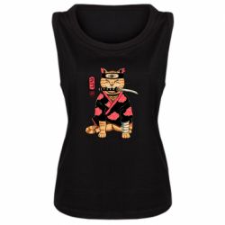 Женская майка Japanese Akatsuki cat - PrintSalon