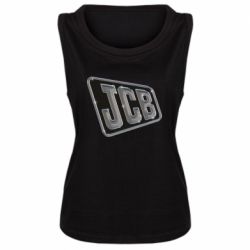 Женская майка JCB cool logo - PrintSalon