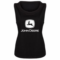 Майка жіноча John Deere color logo - PrintSalon
