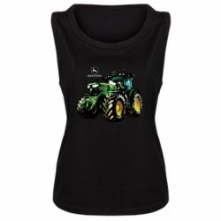 Майка жіноча John Deere Tractor and logo - PrintSalon