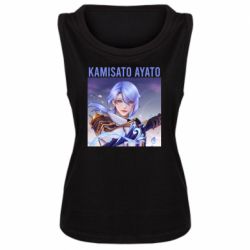 Женская майка Kamisato Ayato - PrintSalon