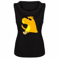 Женская майка Капибара Программист - PrintSalon