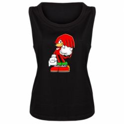Женская майка Knuckles the Echidna - PrintSalon