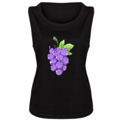 Женская майка Кот-виноград - PrintSalon