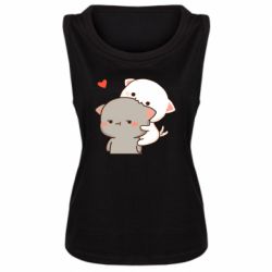 Женская майка Котики кохання - PrintSalon