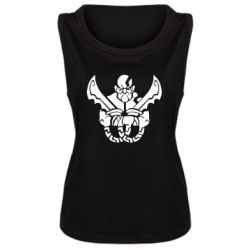 Женская майка Kratos silhouette - PrintSalon