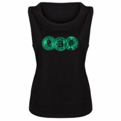 Женская майка Криптовалюта - PrintSalon