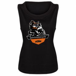 Женская майка KTM Sportmotorcycle Art - PrintSalon