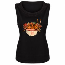 Женская майка Kurama in ramen - PrintSalon