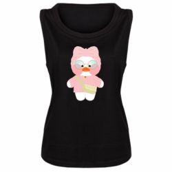 Женская майка Лалафанфан в свитере - PrintSalon