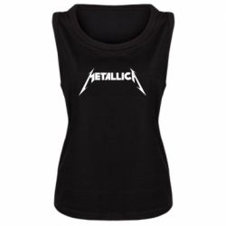 Женская майка Logo Metallica - PrintSalon