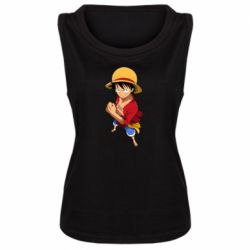 Женская майка Манки Д. Луффи - PrintSalon