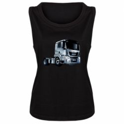Женская майка MEN truck - PrintSalon