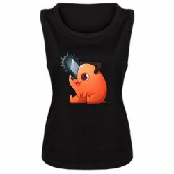 Женская майка Милый Почита - PrintSalon