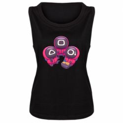 Женская майка Милые солдаты из игры в кальмара - PrintSalon