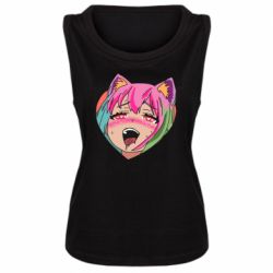 Женская майка Mushroom ahegao - PrintSalon